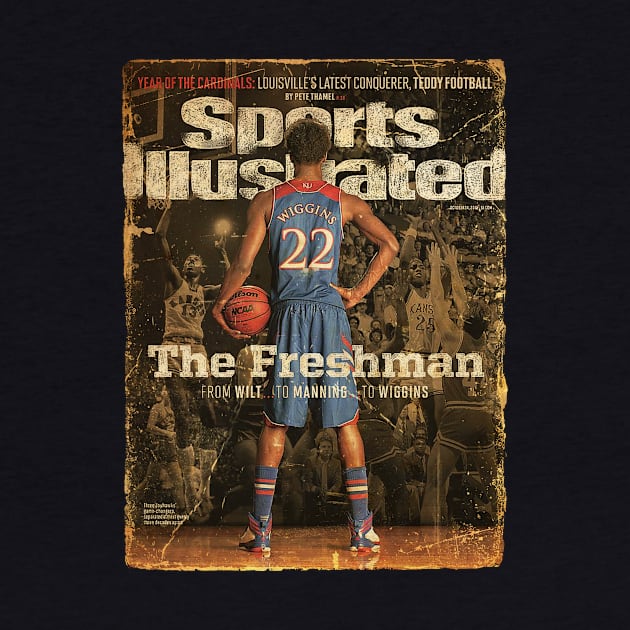 COVER SPORT - SPORT ILLUSTRATED - THE FRESHMAN TO WIGGINS by FALORI